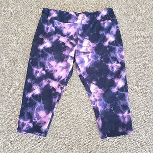 Terra & Sky tie-dye cropped leggings